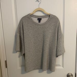 Classic Gray Short Sleeve Top